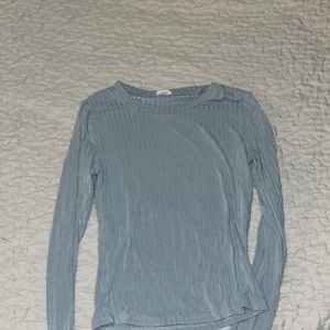 blue long sleeve